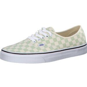 Vans Women's Low-Top Trainers, Green Checkerboard Ambrosia White Size 9.5